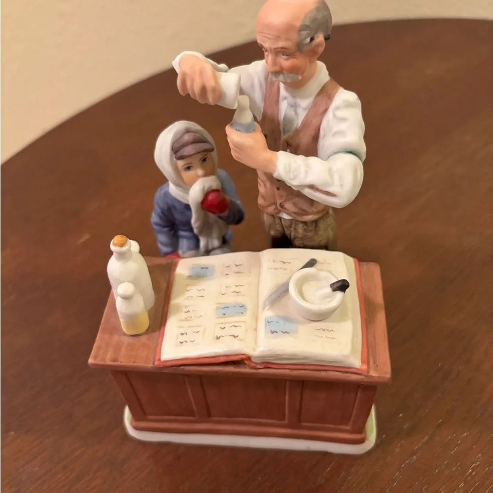 Norman Rockwell Dave Grossman Limited Edition Pharmacist Figurine